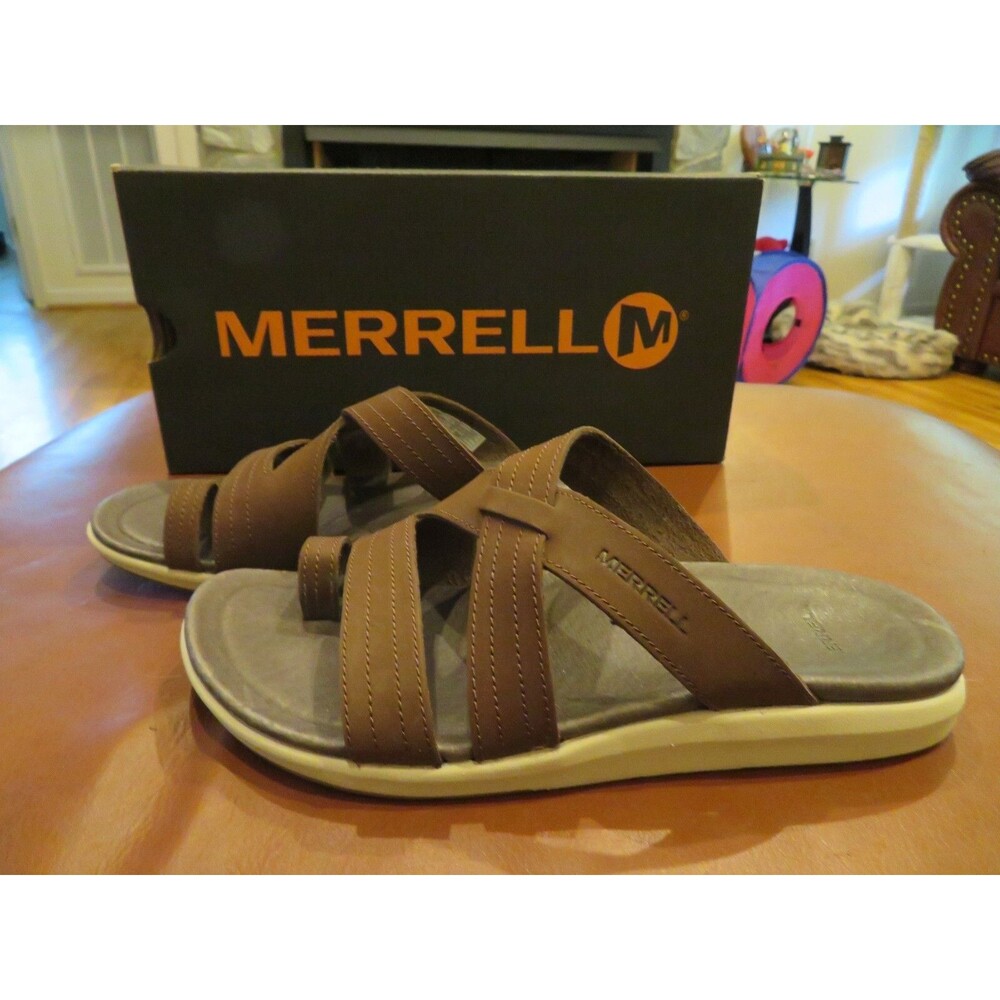 NWT Womens Brown Merrell Kalari Lore Wrap Sandals, 6